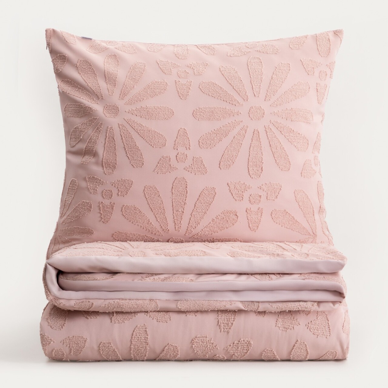 Lenjerie de pat King Size, Silva, Homla, 200x220 cm, 3 piese, microfibra din poliester, roz - imagine 5